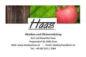 Haas Obstbau und Obstveredelung - Partner Nahversorgung St. Peter